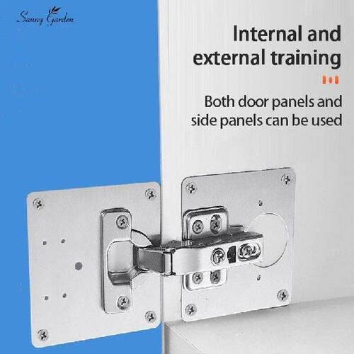 Door Hinge Repair Plate for Kitchen Cabinets Stainless