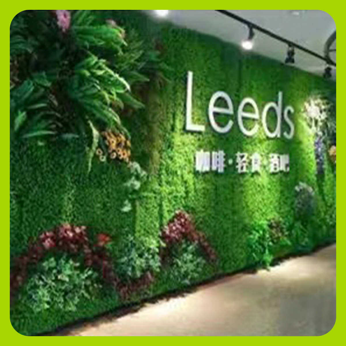 植物室内装饰草坪背景墙绿化仿真塑料墙仿生户外假植人造绿阳台墙