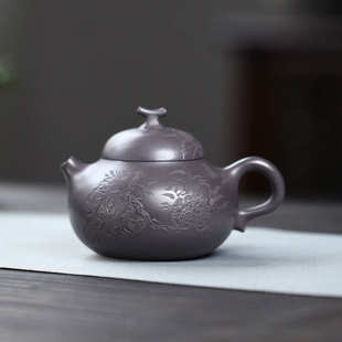 宜兴紫砂壶手工茶壶非机车非灌浆原矿天青茄瓜茶具礼品厂家批发