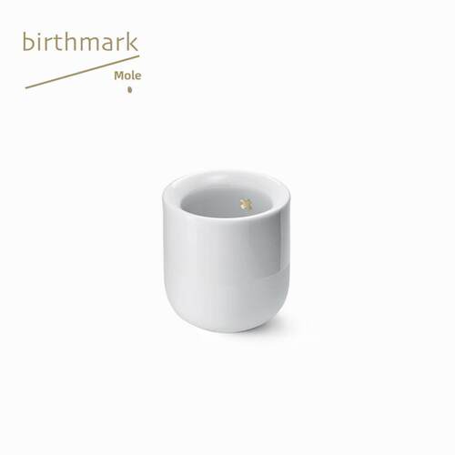 小厚杯110ml－蓝边/半釉小厚杯 |痣birthmark