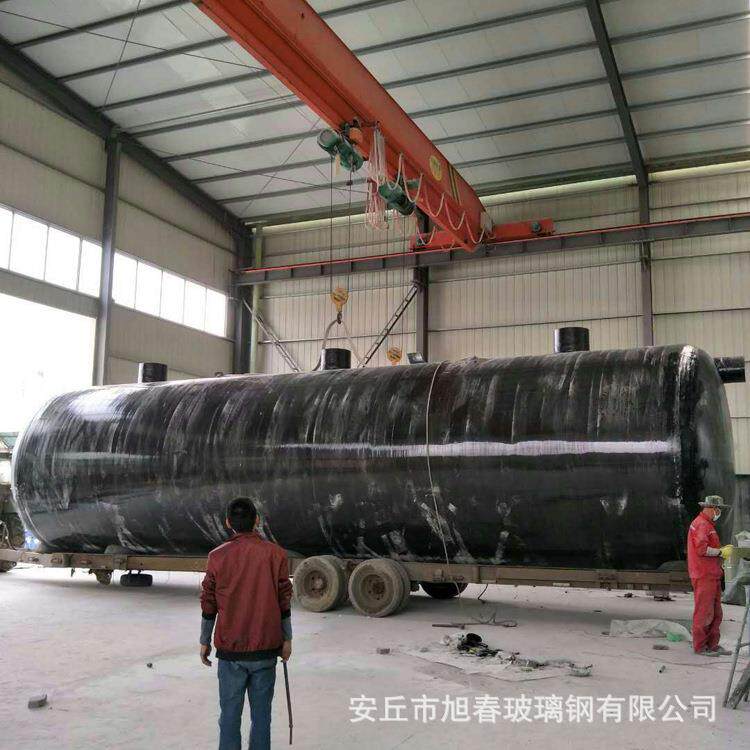 玻璃钢储罐盐酸储罐卧式耐腐蚀污水玻璃钢罐100立方玻璃钢罐