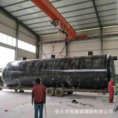 厂家直销卧式玻璃钢化工储罐液体储运设备多规格玻璃钢反应罐定制