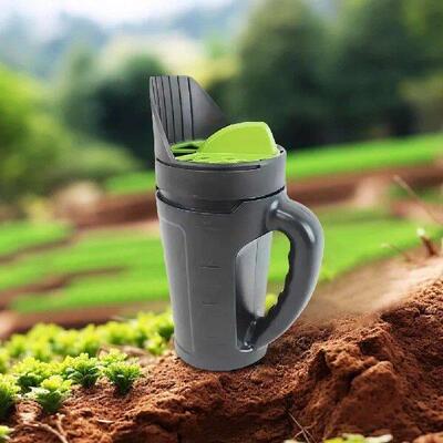 Handheld Seed Spreader Adjustable Opening Sizes Hand