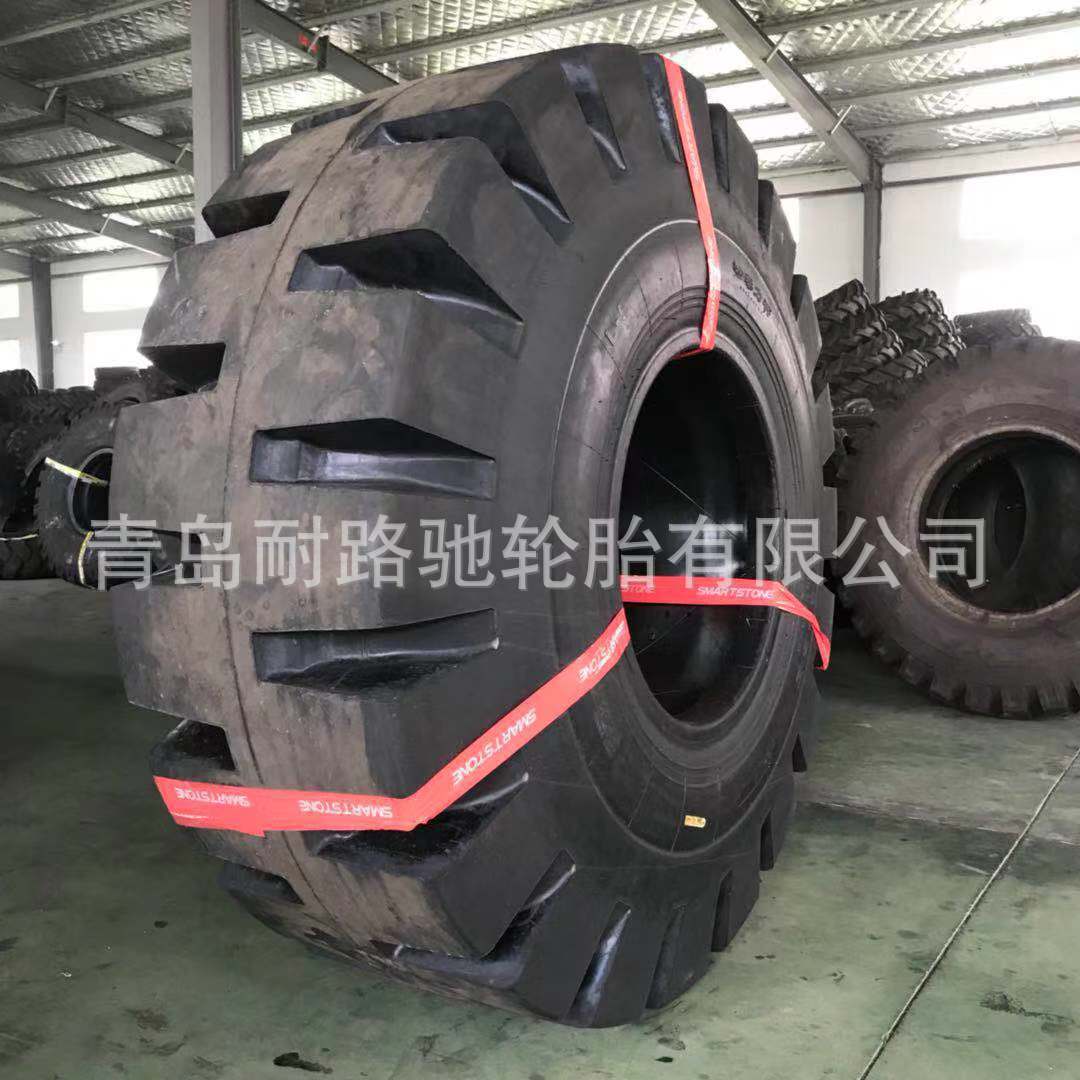 50铲车装载机半实心轮胎23.5-25l-5直钩花纹不补胎