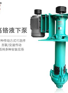液下泵40zl100耐酸碱废水立式离心spr型液下渣浆泵不锈钢加长30kw