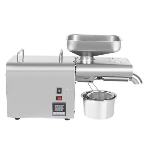 智能调温不锈钢榨油机家用电动家庭商用小型全自动冷热可定做110V
