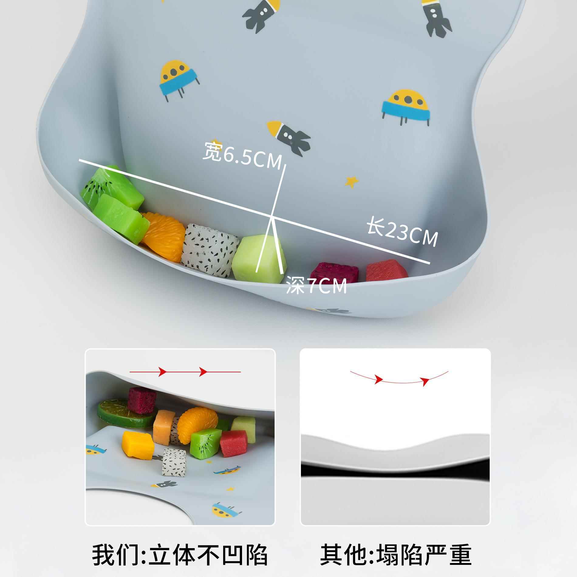 2025兜新款宝宝硅/胶围儿用品爆款口巾儿童食水饭兜夏季围嘴防婴