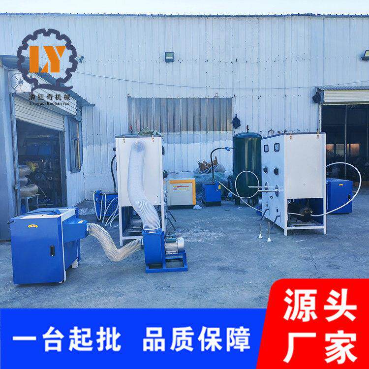 小型毛绒玩具充棉机丝绵短纤维棉开松机懒人沙发靠背充装机