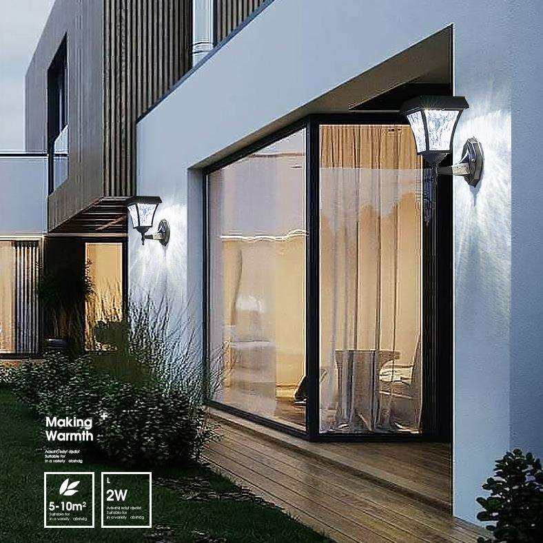 阳能壁灯户大外防水庭院灯花TB-2023简园约门灯太家用阳台室外超