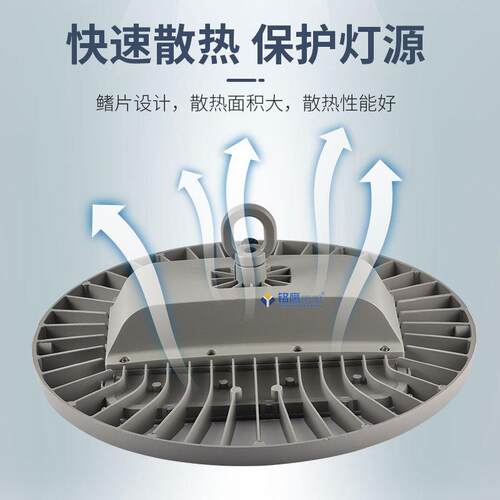 工矿灯led厂房灯UFO飞碟灯车间仓库照明吊灯超亮200W天棚吊灯