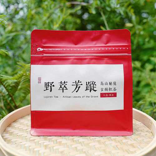 【野萃芳踪】云南凤庆古树春茶滇红茶花蜜香甘甜温润袋装散茶100g