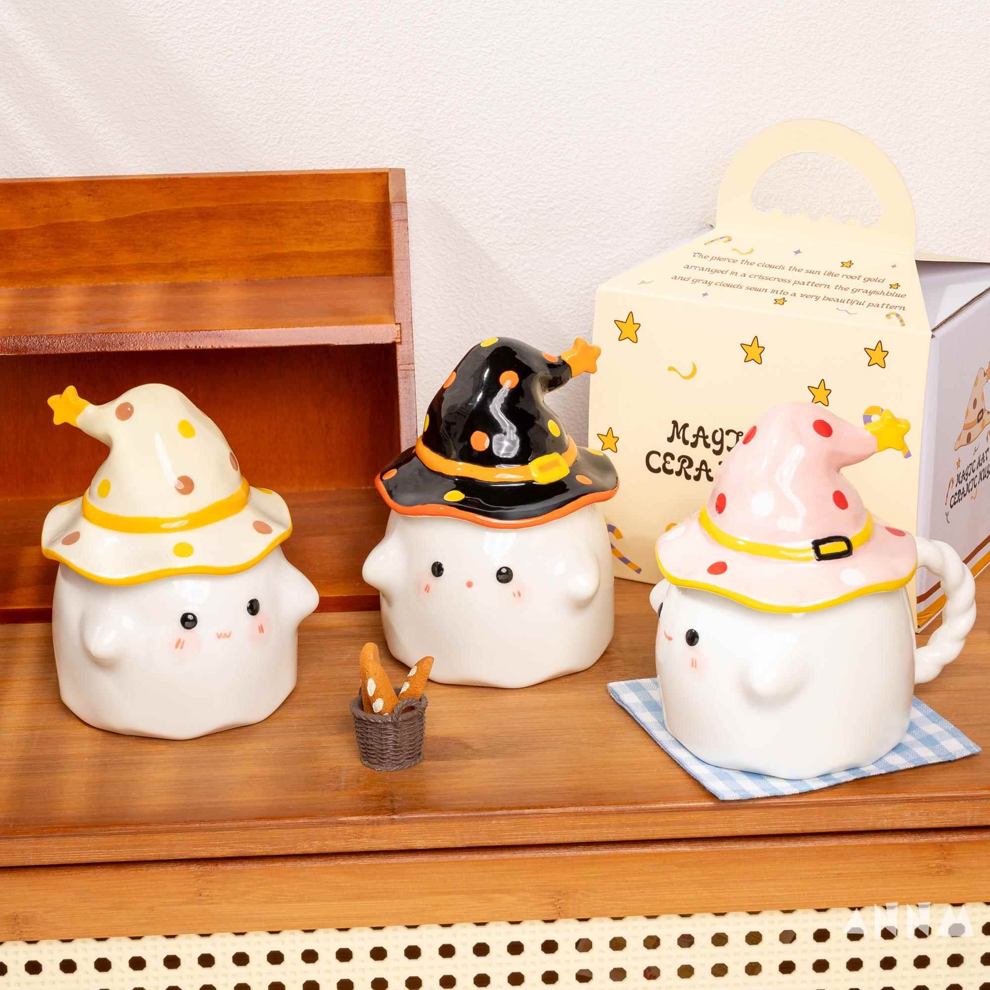 生日礼物水杯家用稀奇古怪马克杯带盖子陶瓷杯毕业送女生礼品水杯