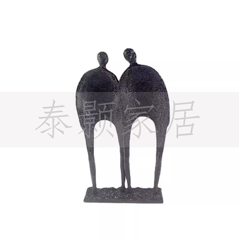 现代样板房关玻JJ璃花瓶售楼部宿民前台仿真绿植物书籍人组合摆玄
