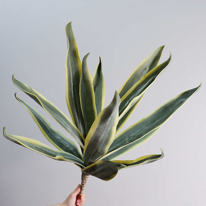 EVA龙舌兰 虎皮兰热带植物复古泡沫花仿真绿植仿真花家居软装花材