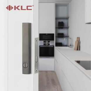 移门锁窄边简约长条形卫生间厨房衣帽间书房黑色平移推拉移门钩锁