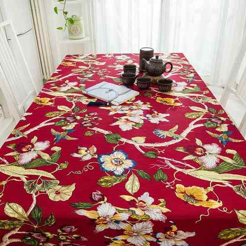 新款书布ns几风北欧简约文艺布艺桌棉麻创意茶桌布网红客i厅桌布