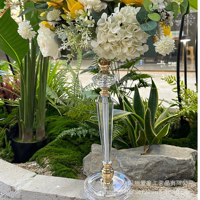 婚庆道具路引花架欧洲婚礼桌摆花器简约家居客厅餐桌插花装饰摆件