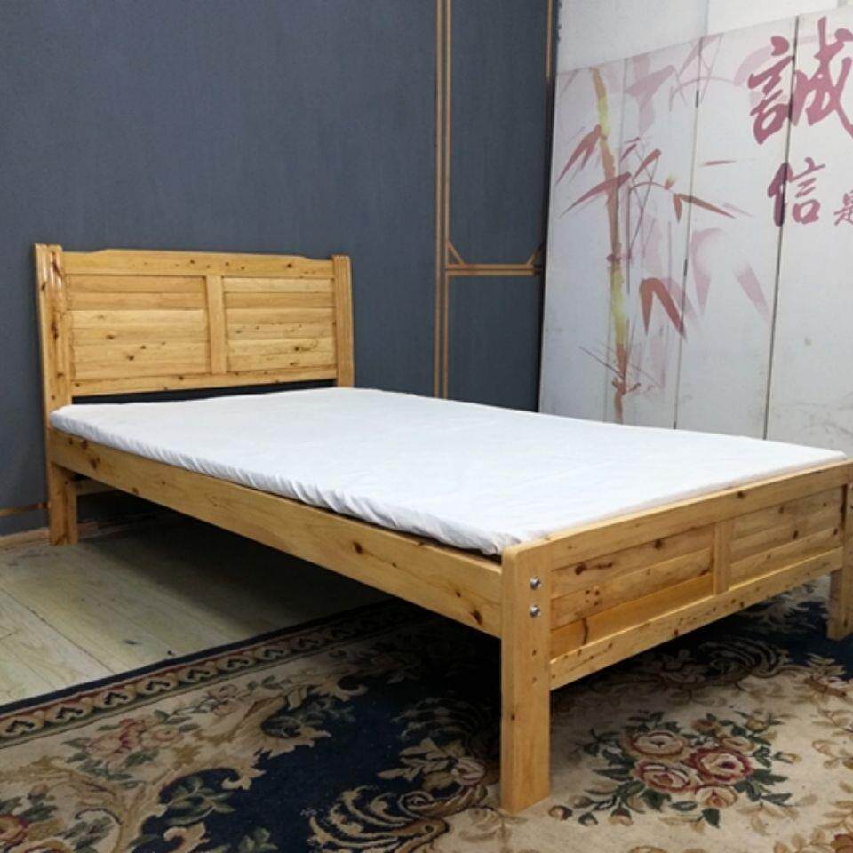 实木床双人床单人床柏木床家具经济出租房公租房重庆