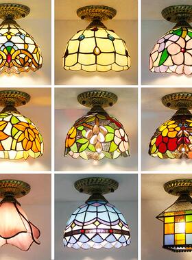 包邮欧式复古吸顶灯客厅卧室灯欧式复古玄关走廊楼道个性装饰灯