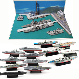 拼装航模辽宁号军舰战舰模型航母巡洋舰山东号军舰模型里根号玩具