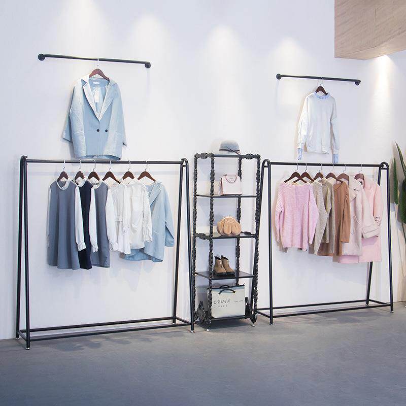 创艺女装店货架高档礼服婚纱衣架展示架落地式组合衣服架子服装店