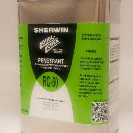 sherwin舍温渗透液RC-50 美国sherwin渗透剂 sherwin宣威荧光渗透