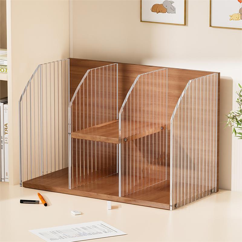 书桌面书架ASI桌收纳置物架卧室办公桌上小书柜儿用童家多层易架