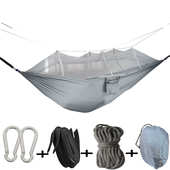 吊床吊床帐篷吊床户外蚊降落伞蚊帐蚊帐休闲布吊篮带便携防