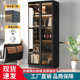 3x餐厅酒柜客厅现代简约加高玻璃门一体餐边柜轻奢商用展示柜