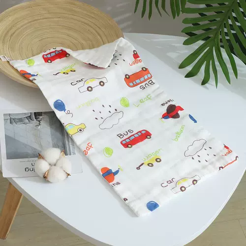 Детское полотенце для умывания для домашнего использования, детский марлевый милый летний носовой платок подходит для мужчин и женщин, хорошо впитывает воду