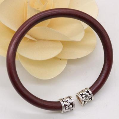 正品纯藤记92天5银鸡血藤西手镯 孤品藏男女款有节无节情侣款木藤