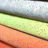 烫金羊巴PU皮革0.8mm流星雨小雨点鞋 饰工艺品仿皮面料 材箱包装