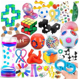 Random 5-40pcs Mystery Gifts Fidget Toys Pack Surprise Box 2