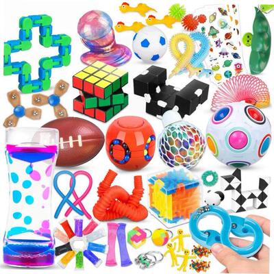 Random 5-40pcs Mystery Gifts Fidget Toys Pack Surprise Box 2