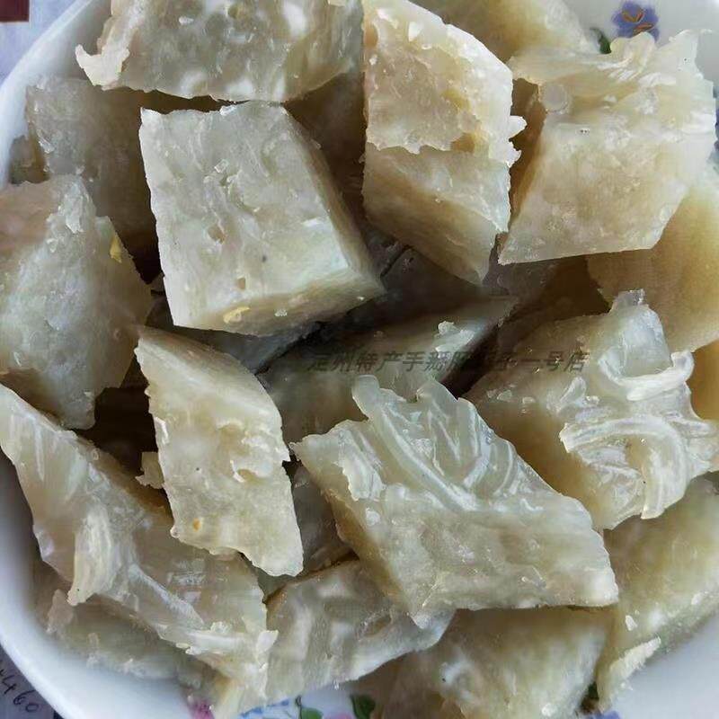 定州特产素焖子(夹菜)红薯粉条和红薯淀粉格拉粉手工制作真空包邮