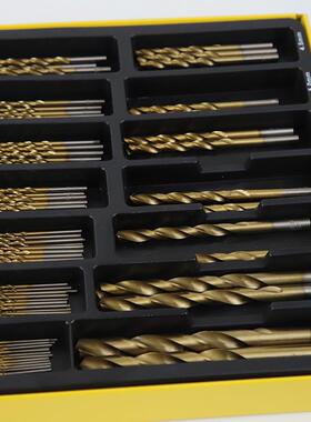 10XOA8套高速钢直件麻钻花钻套装电钻头组套木工工柄具组合套装