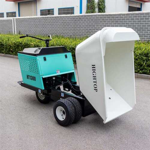 出口南美小型式自卸车 HT1300家用迷你翻斗车 液压翻转卸料车