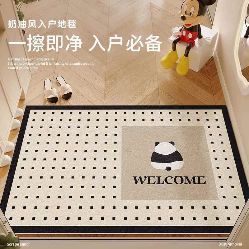 地垫入户门垫进门口大门外玄关耐脏免洗可擦2024新款卡通脚垫子