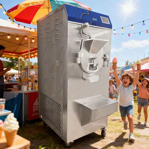 60L/H gelato machine with pasteurization 巴氏冰淇淋机商用