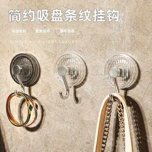Rotating suction cup hook with strong vacuum, no drilling re