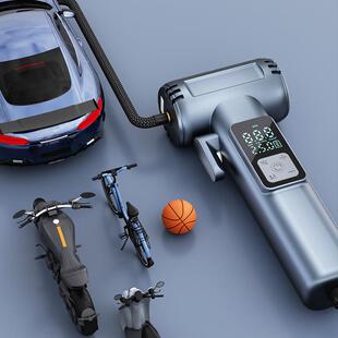 载无线车充气泵汽用便携式 打气泵电动车轿车轮气胎高840压打气筒