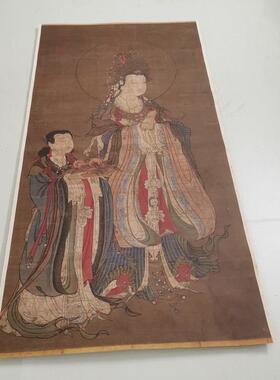 元代国画献寿图复古书画