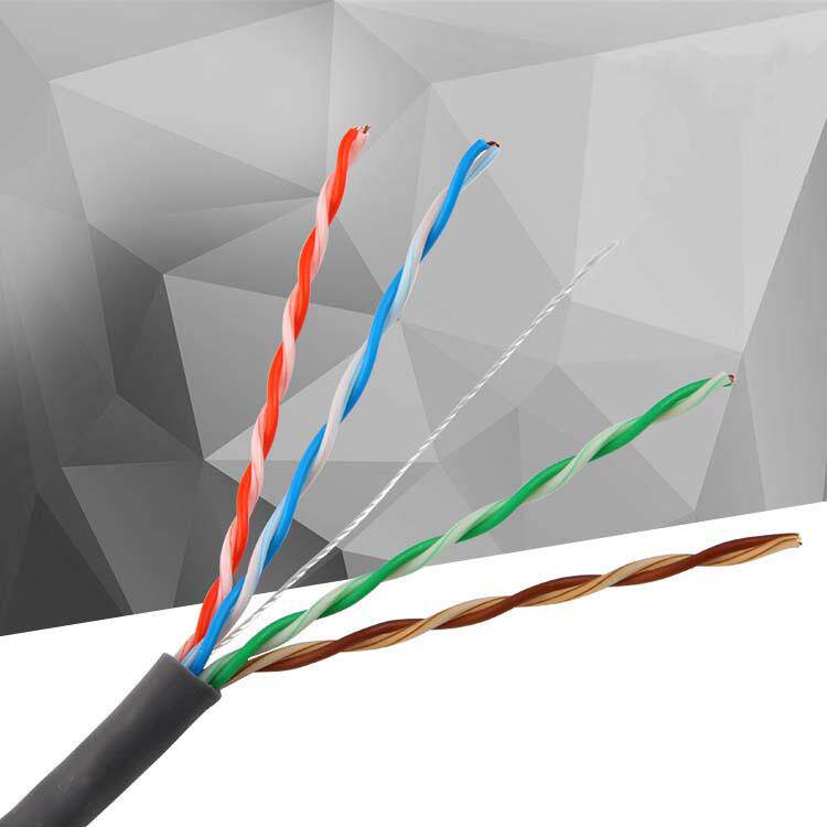 CAT5E电脑网络连接线 电脑交换机双绞线超五类成品非屏蔽宽带网线
