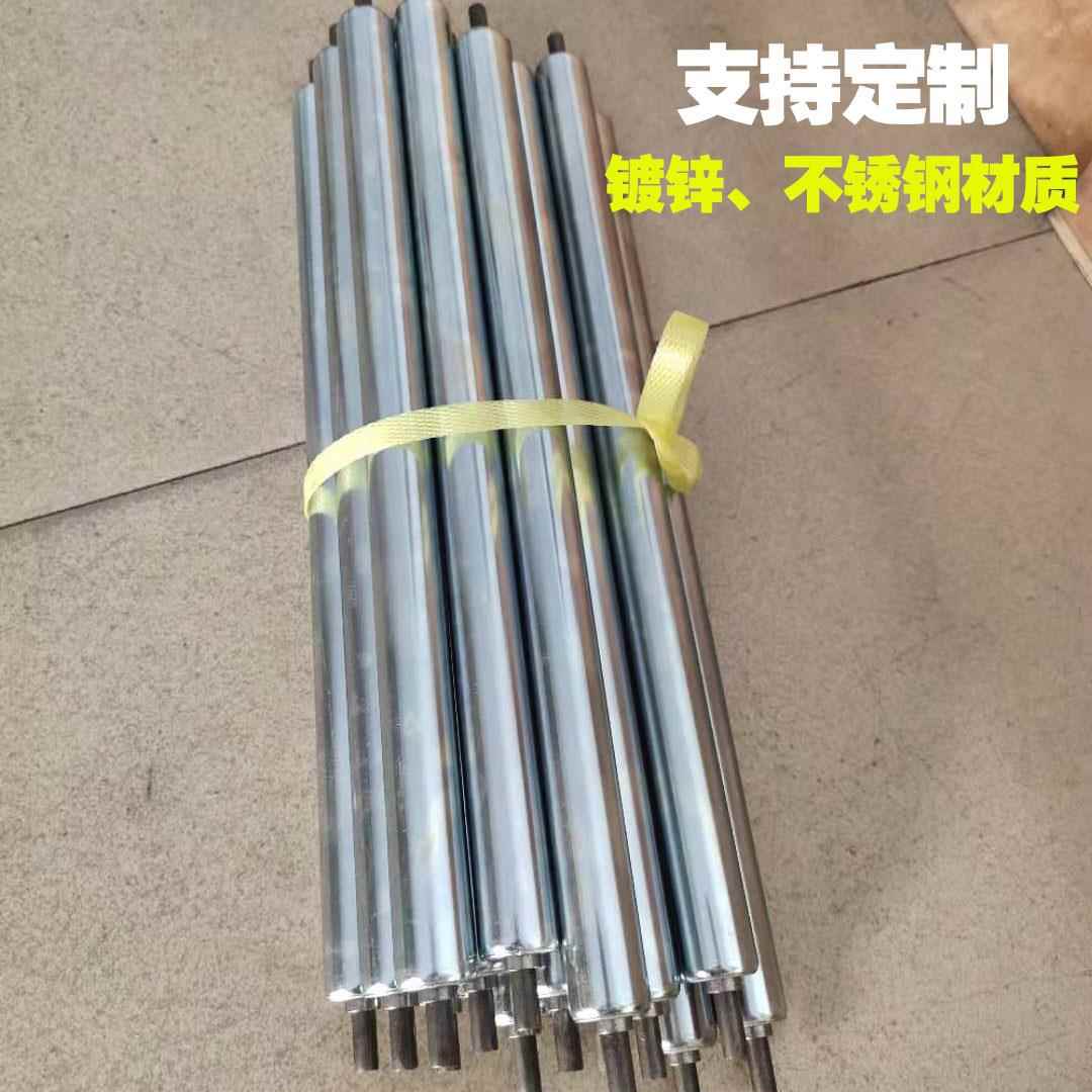 卸货神器无动力不锈钢滚筒线传送搬运滑梯卸车下货滑道托辊输送机
