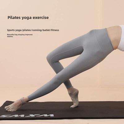 Full Toe Non-Slip Toe Socks for Pilates Barre Yoga Ballet