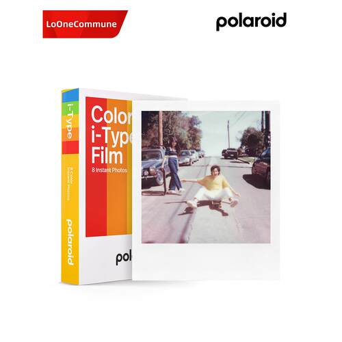Polaroid宝丽来itype拍立得相纸 OneStep2 i-1 Lab Now用彩色白边