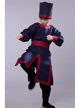 高档捕快儿童衙官役服装兵影视话剧演出服宋朝明朝装戏服侍男轿古