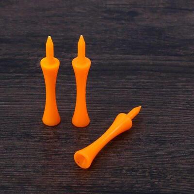 50pcs 70mm Large Castle Tees (Orange) Plastic tee 70mm tee