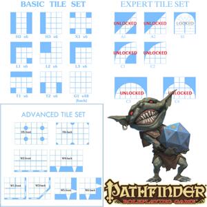 桌游驿站 DND 龙与地下城 万能场景[套装] TRPG拼图 跑团战棋定制