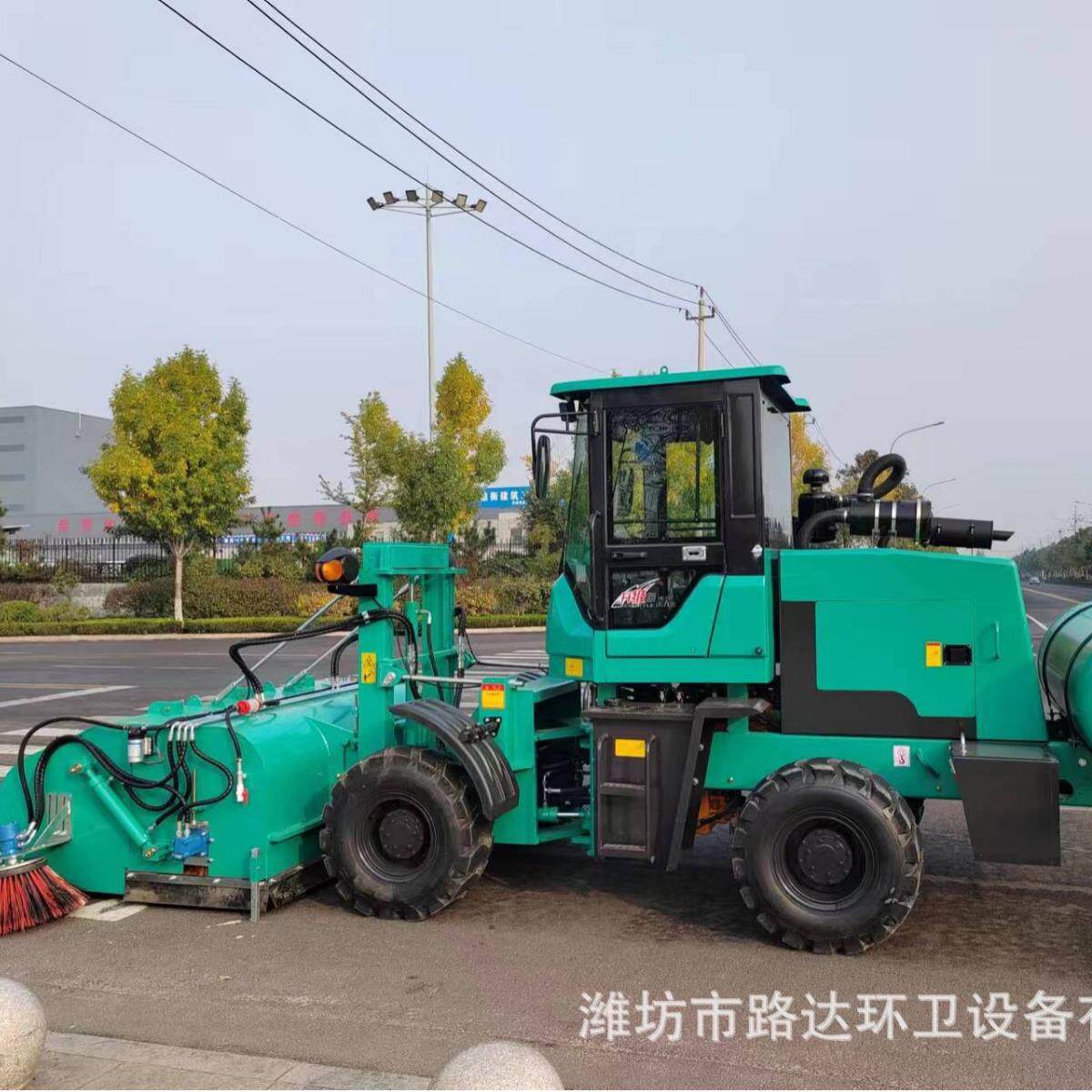 碎石清扫机车矿区道路砂石环卫装载机式扫地机公路路边淤泥清洁